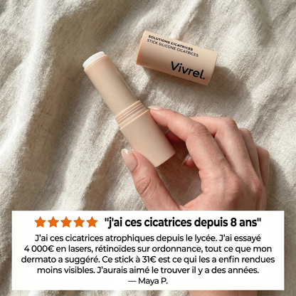 Stick clinique pour cicatrices d'acné - Vivrel™