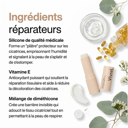 Stick clinique pour cicatrices d'acné - Vivrel™