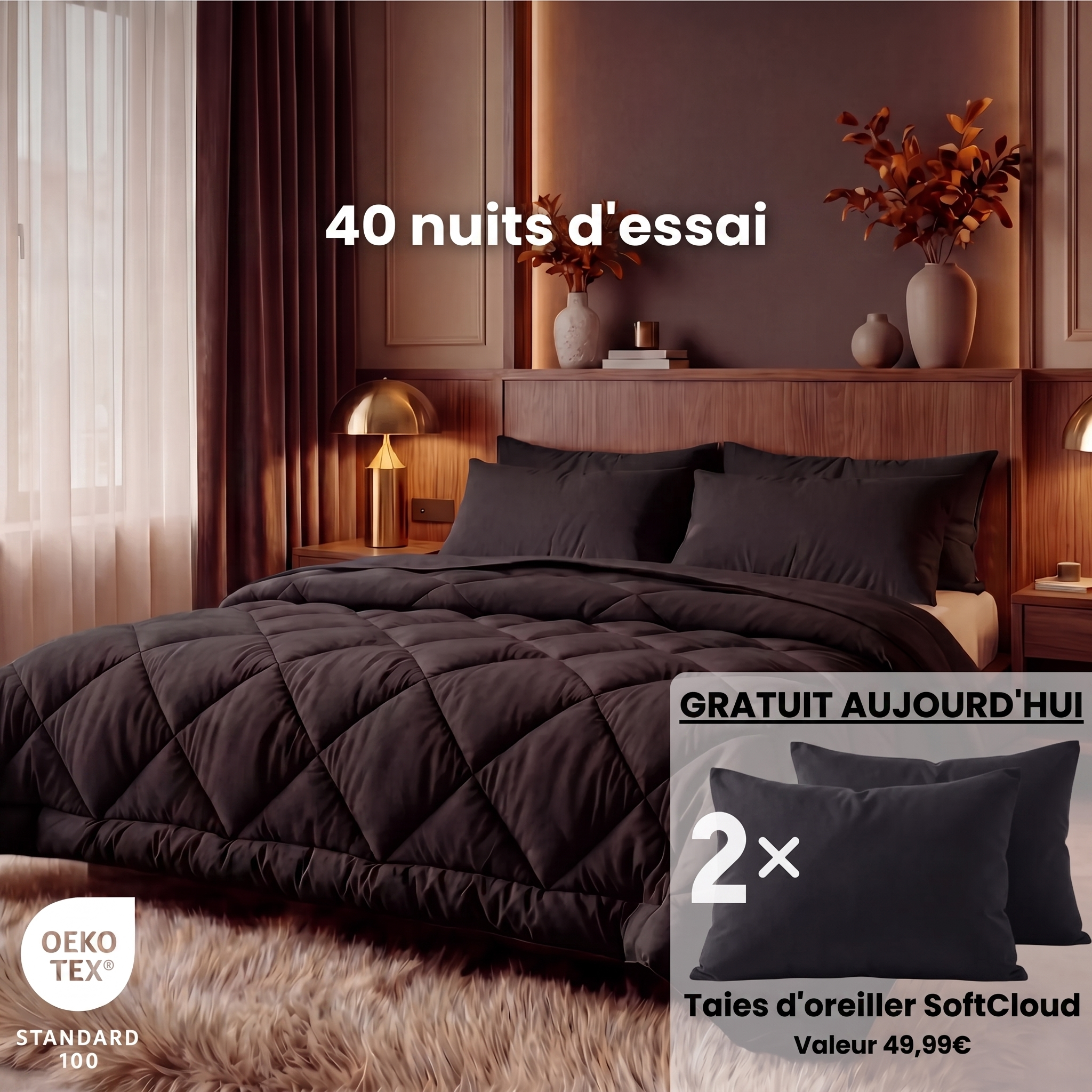 Couette Vivrel® – La couette 2-en-1 à séchage rapide qui rend les draps inutiles.