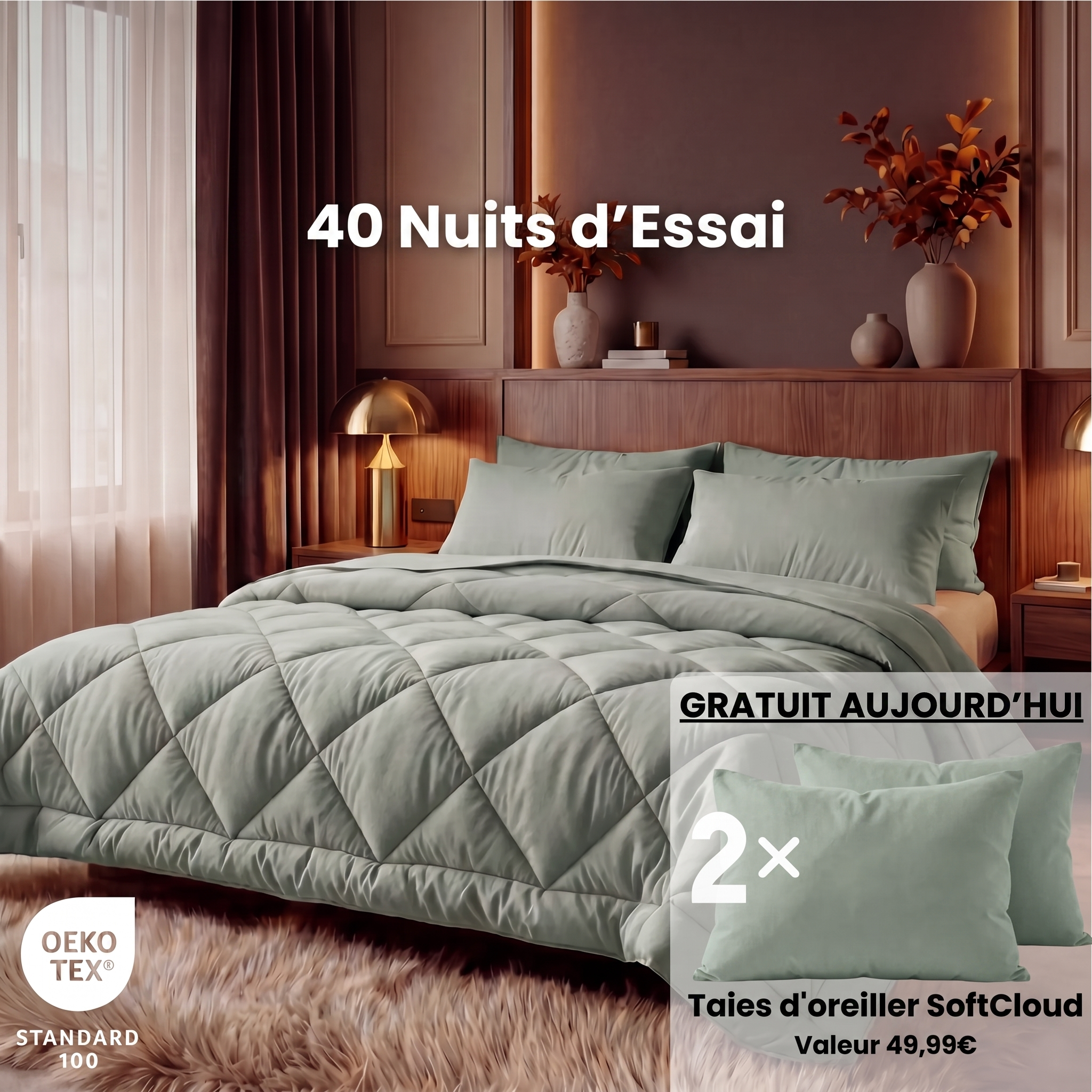 Couette Vivrel® – La couette 2-en-1 à séchage rapide qui rend les draps inutiles.