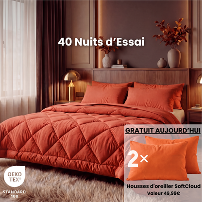 Couette Vivrel® – La couette 2-en-1 à séchage rapide qui rend les draps inutiles.