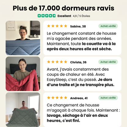 Couette Vivrel® – La couette 2-en-1 à séchage rapide qui rend les draps inutiles.