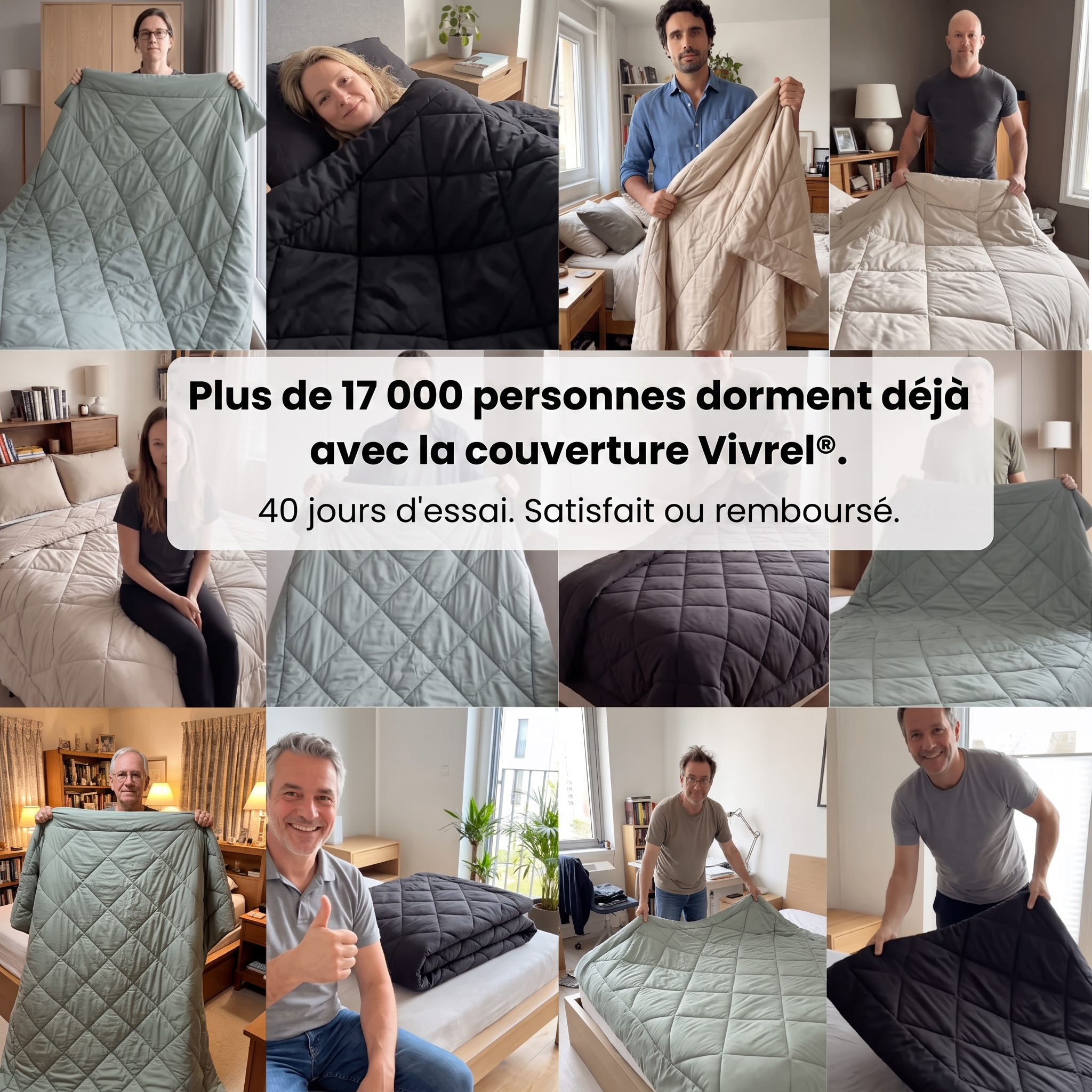 Couette Vivrel® – La couette 2-en-1 à séchage rapide qui rend les draps inutiles.