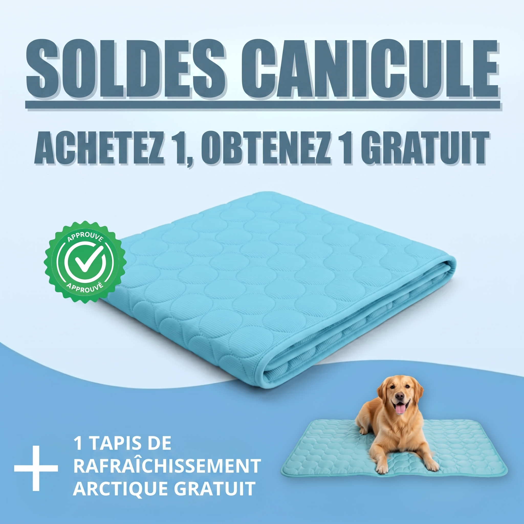 Tapis de refroidissement pour chien Vivrel™