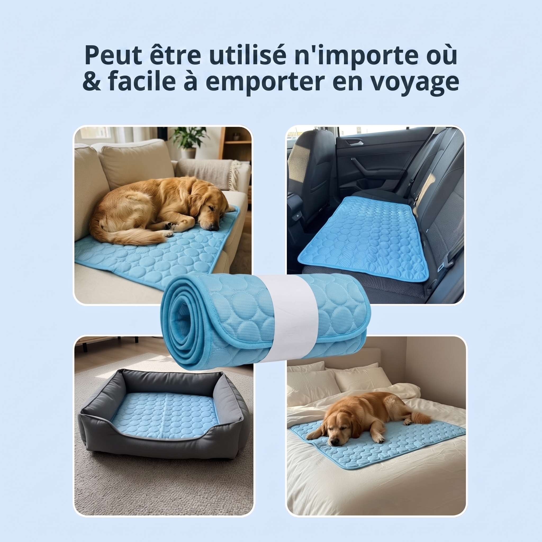 Tapis de refroidissement pour chien Vivrel™