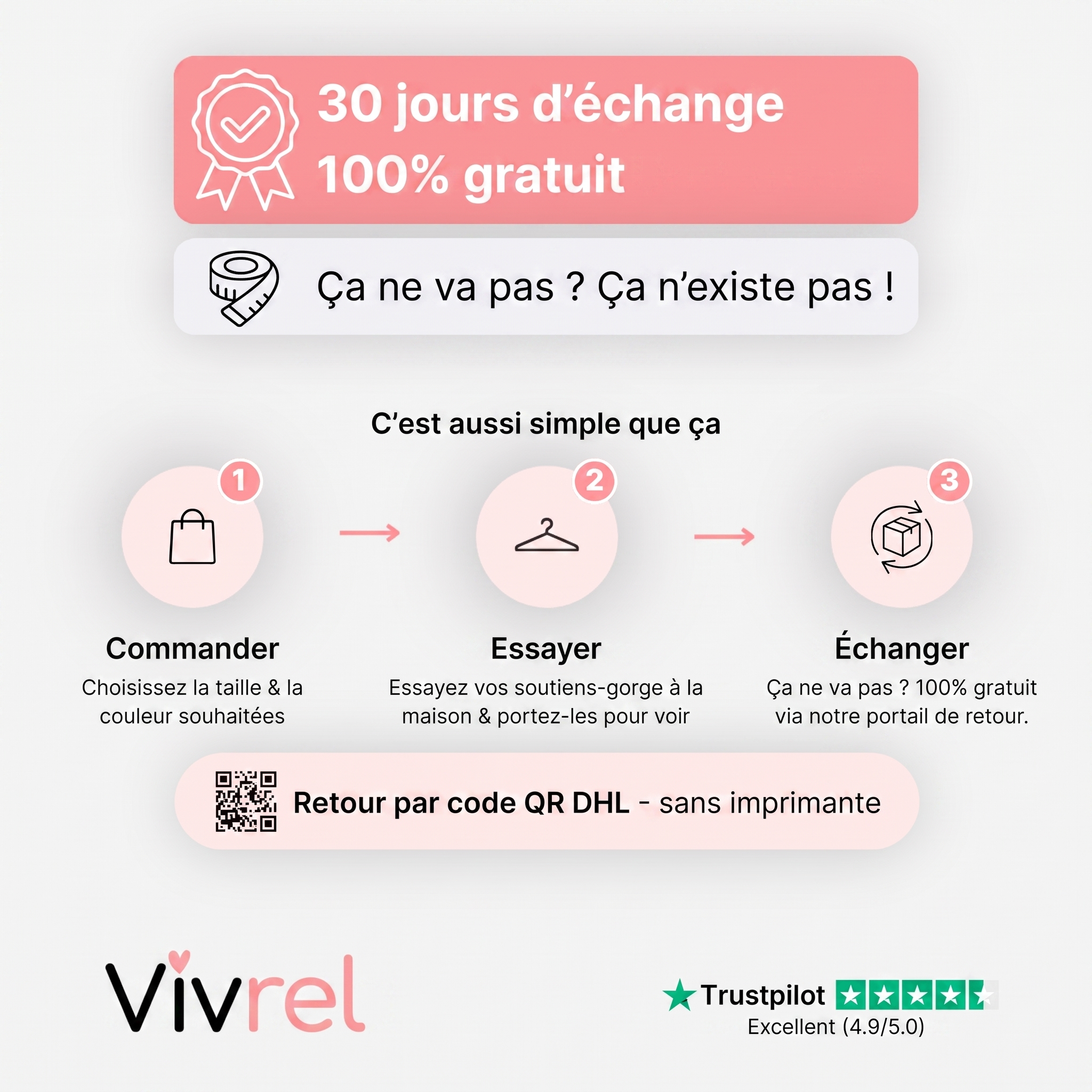 Vivrel™ | Soutien-gorge confort sans couture et sans armatures