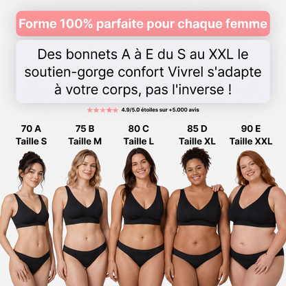 Vivrel™ | Soutien-gorge confort sans couture et sans armatures