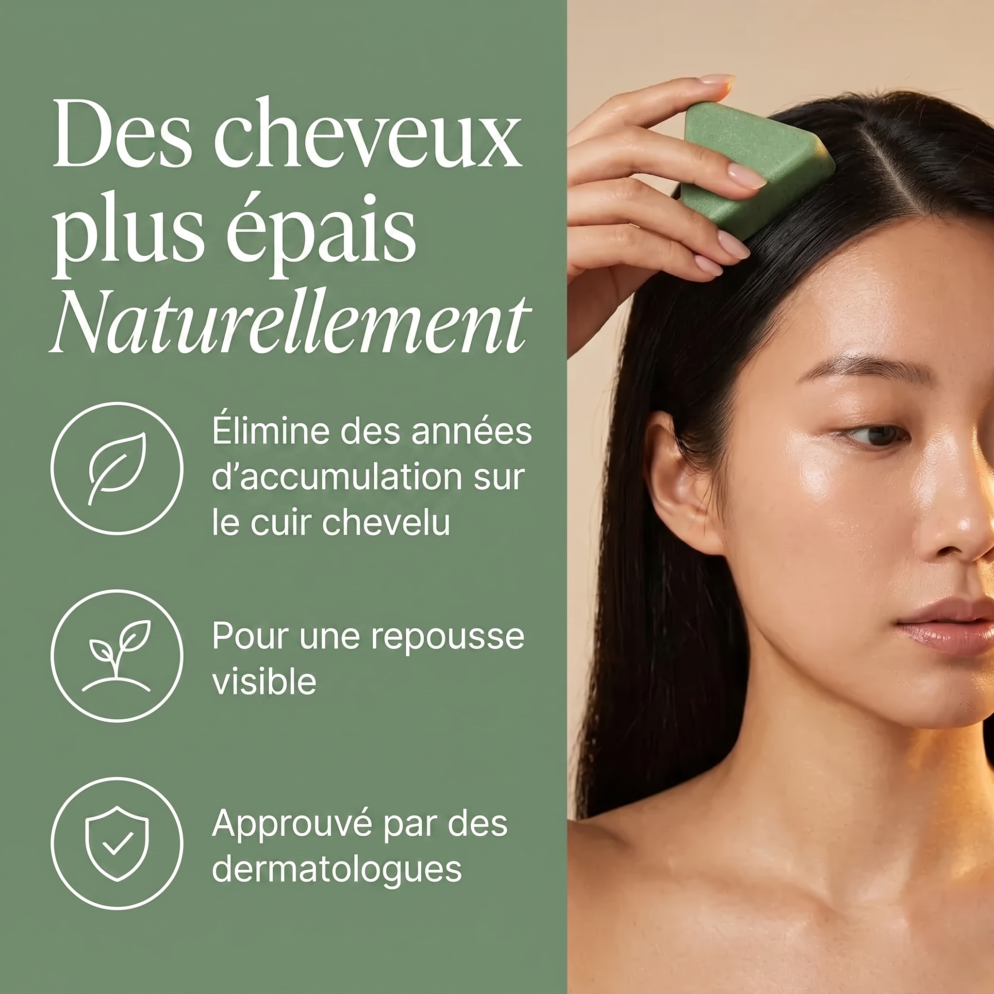 Savon de revitalisation du cuir chevelu coréen