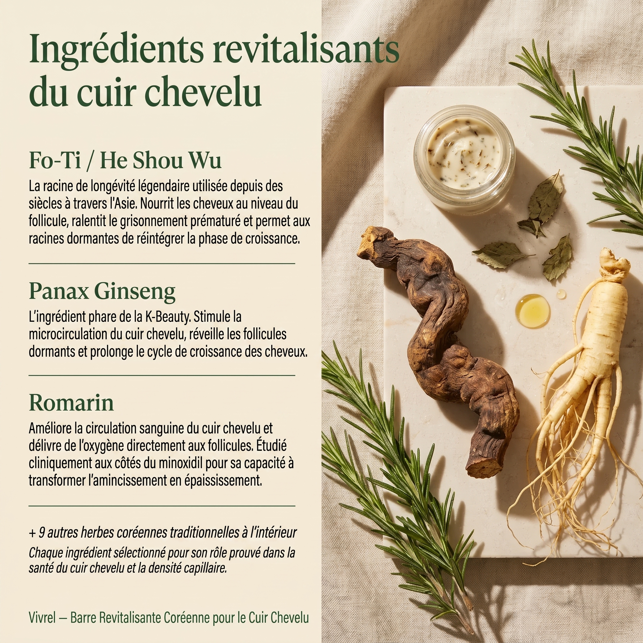 Savon de revitalisation du cuir chevelu coréen