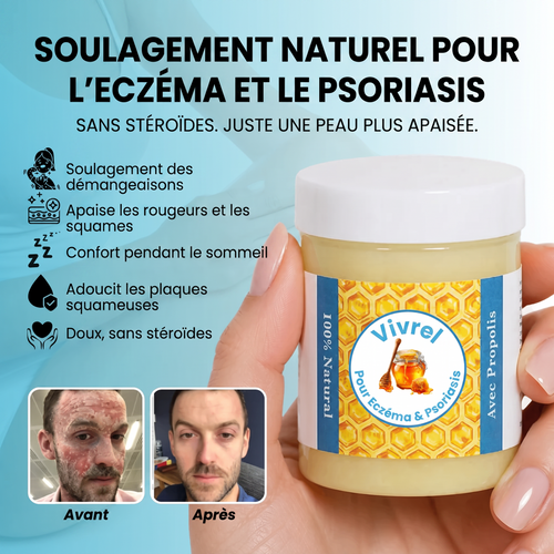 Vivrel - Baume Réparateur pour Eczéma et Psoriasis