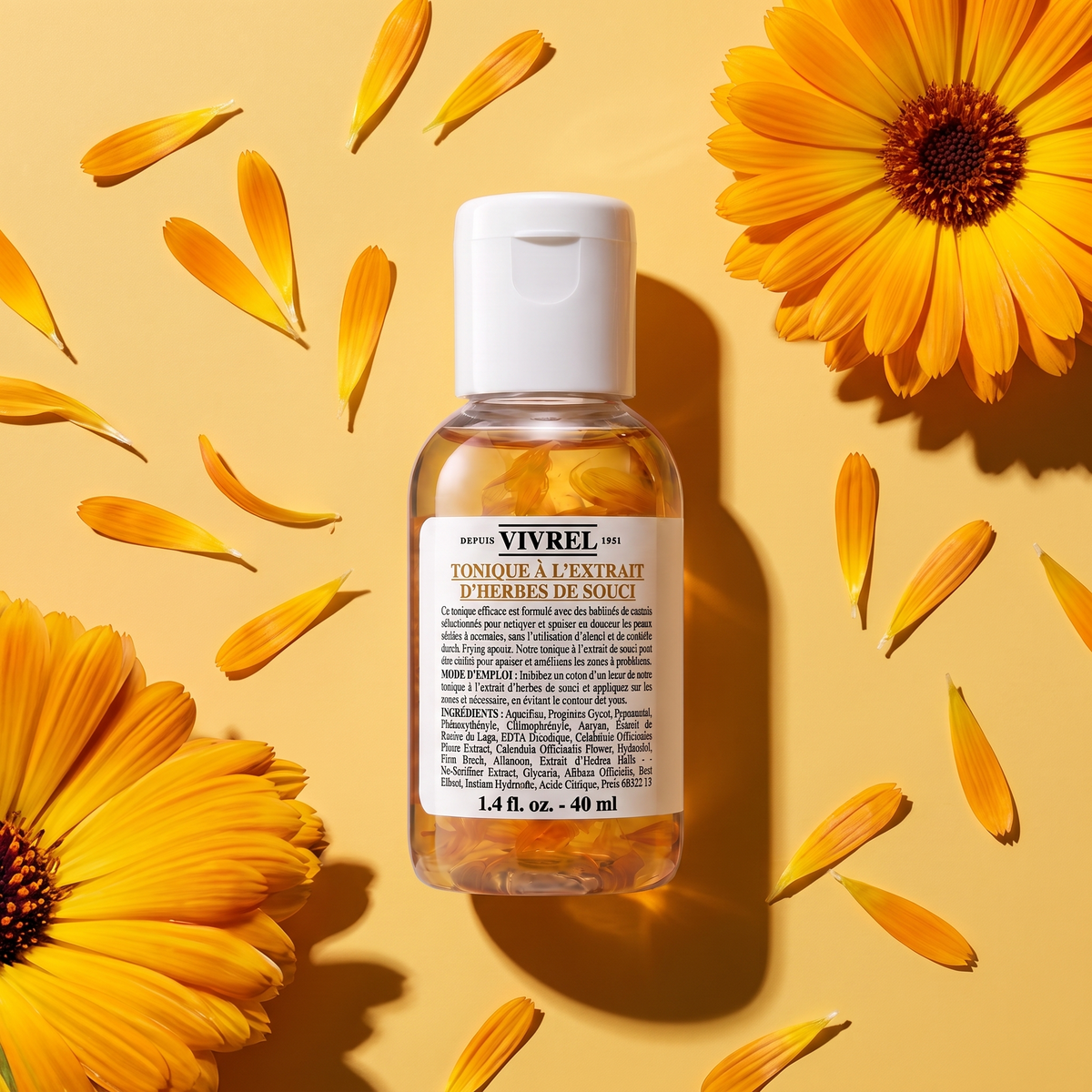 Tonique à l'extrait de Calendula - Vivrel