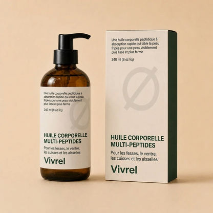 VIVREL Huile corporelle aux peptides
