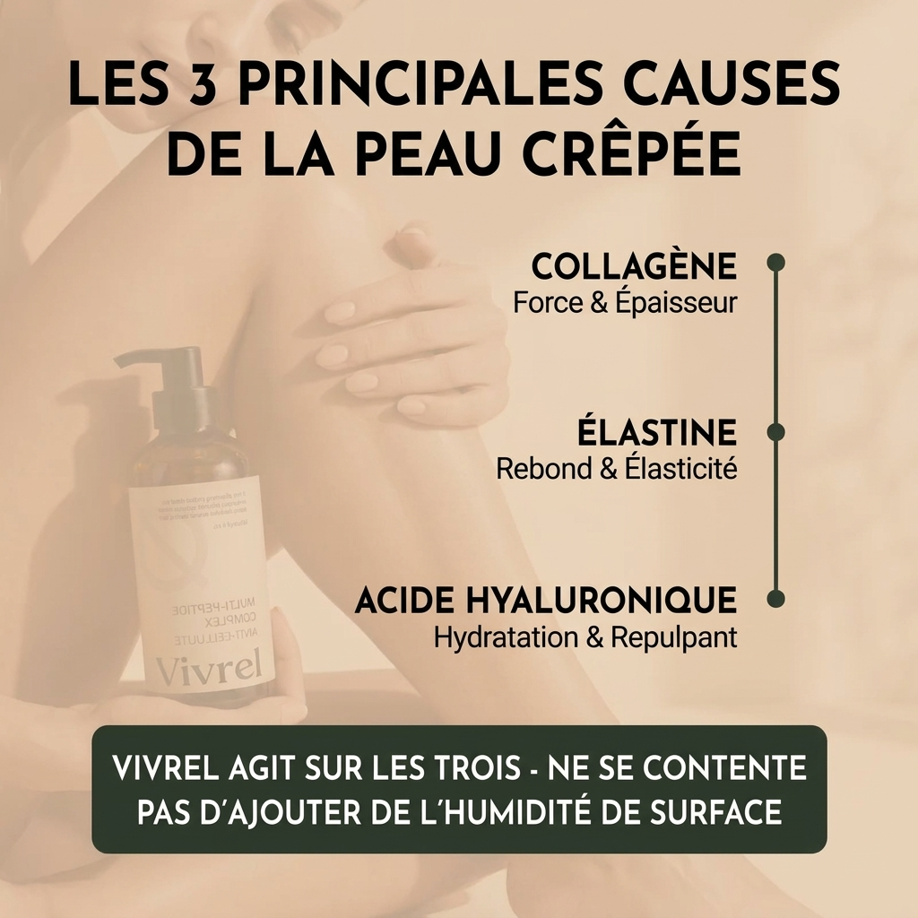 VIVREL Huile corporelle aux peptides