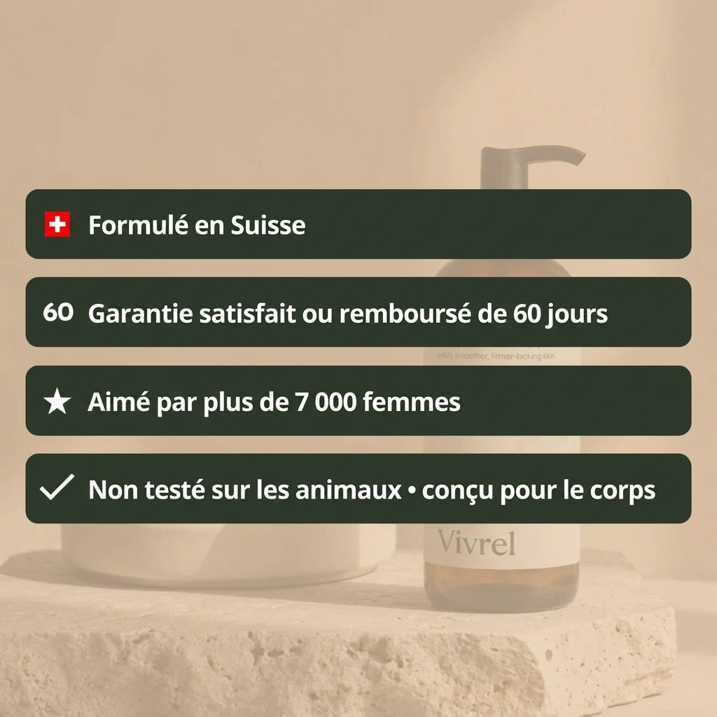 VIVREL Huile corporelle aux peptides