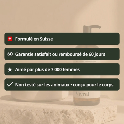 VIVREL Huile corporelle aux peptides